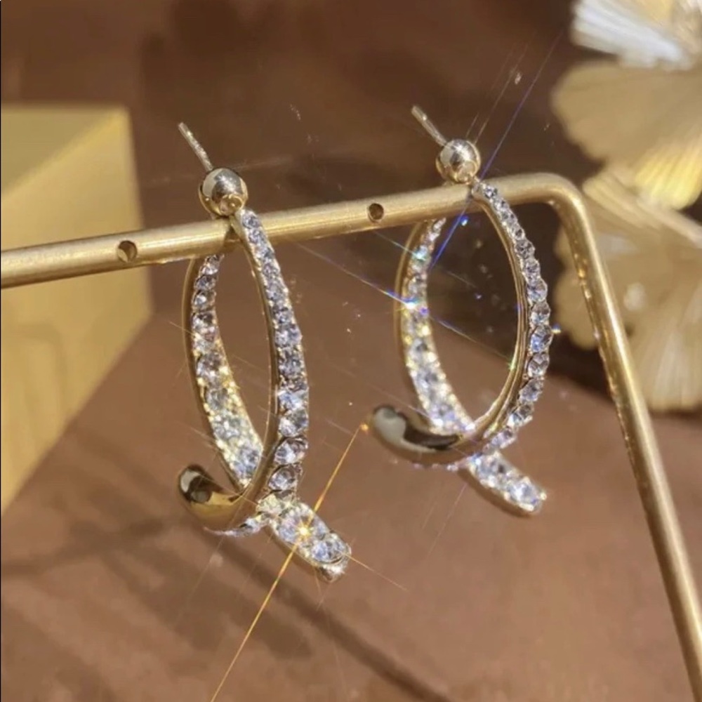 Deisgner custom made in Dubai heads turner earrings best gift huge sale last one